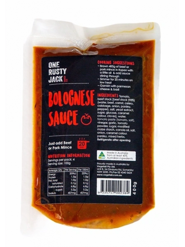 One Rusty Jack Bolognese Sauce