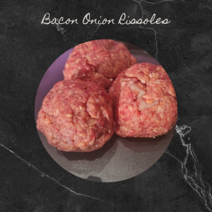 bacon onion rissole